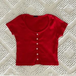brandy melville button top